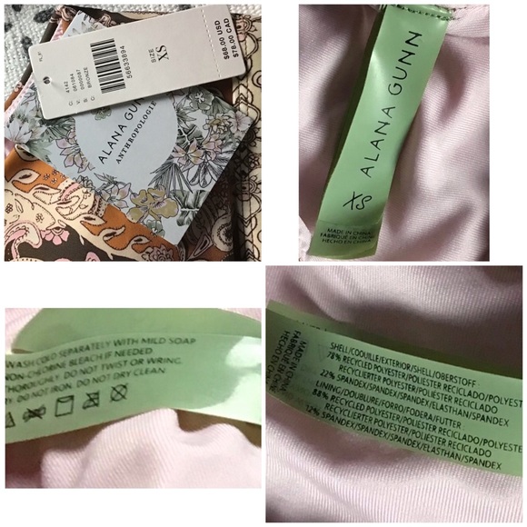 Anthropologie Alana Gunn Campbell Bikini Top XS - Picture 7 of 8